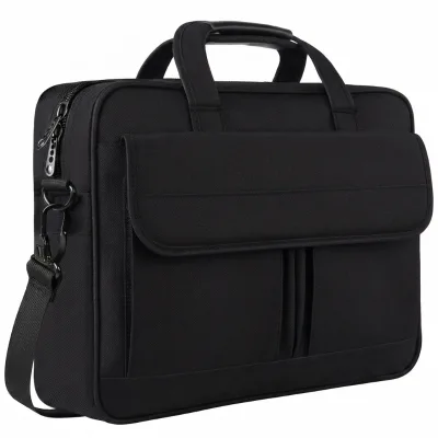 Custom Multifunctional Business Computer Bag 15.6 17 Laptop Case Polyester Laptop Briefcase for Men