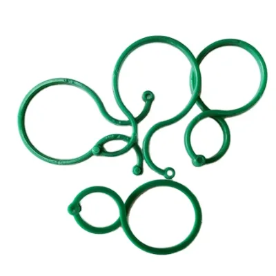 Plastic support plant clip