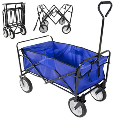 Stainless Steel Folding Car Camping Wagon with 5 Stars Collapsible and Foldable 330lbs Weight Capacity OEM Customized Support