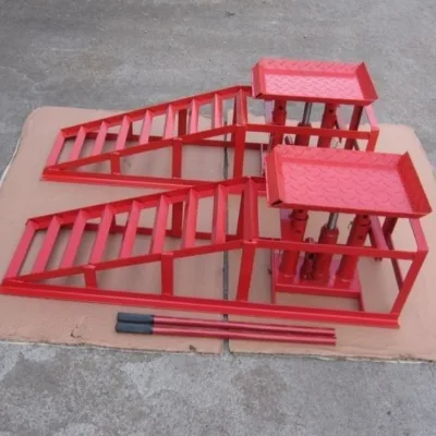 Hydraulic Lift Ramp with Weatherproof Coating and High-Tensile Steel for Durability