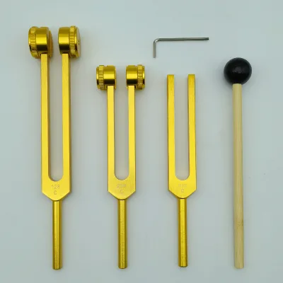 Aluminum Alloy Tuning Fork Set Includes Three Tuning Forks