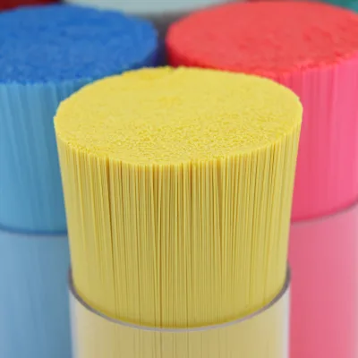 OEM Custom PET Broom Filament Soft to Stiff Options with Multi Color for Plastic Broom and Push Brush Manufacturing