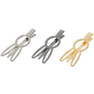 2026 Hot Style Simple Net Red Bangs alligator Iron U-Shape Hair Clip Single Prong Double Prong Clips Custom Metal Hair Clips