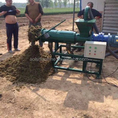 High Productivity Poultry Chicken Manure Dewatering Machine Electrical Motor Engine Pump 15-20 Cubic Meter Capacity for Sale