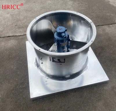 Electric Air Ventilation Axial Fan for Warehouse Supermarket Factory Restaurant Kitchen Roof Extractor Fan Cast Iron OEM ODM