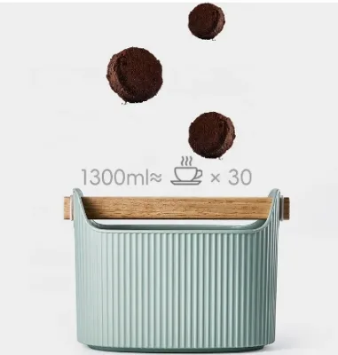 2024 Hot Sell New Household Wooden Coffee Accessories Coffee Ground Bucket Knock Box Espresso Coffee Accessories