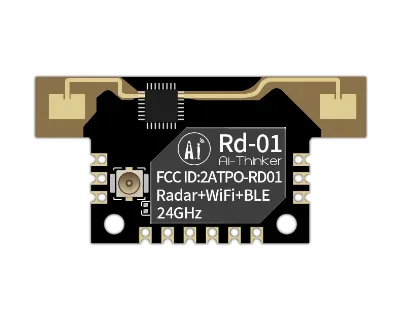 Ai-Thinker 24G radar human body induction module/radar +WiFi+BLE module sensor Rd-01 with antenna