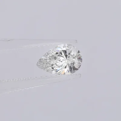 Colorless Eye Clean Lab Diamond Pear Brilliant Cut F-VS2 High Quality 1.67carat Pear Diamond in Stock