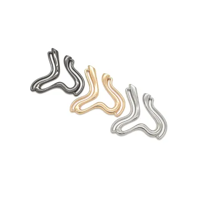 Customizable Irregular Design Adjustable Bikini accessories Anti-corrosion  buckle jewelry for swimwear