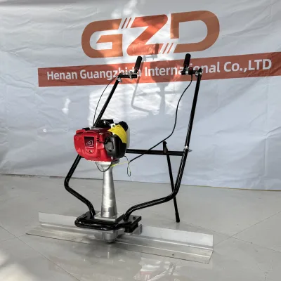 GZD OEM 1.6HP Gasoline Vibrating Concrete Screed Machine 1-4m Adjustable Blade Cement Floor Leveling Machine