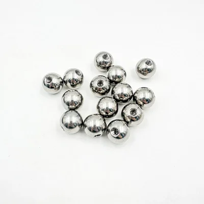 Custom-Size Small Iron Ball Tungsten-Carbon-Carbon Steel Punch Drilled Metal Ball M3 M4 M6 M8 30mm Drilled Steel Balls