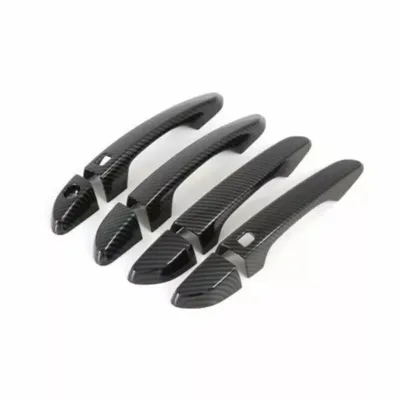 Factory Directly Supply ABS Material Dry Carbon Fiber Door Handle Exterior Door Handle Moulding Cover