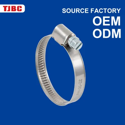 Round Tube German Type Hose Clamp Circular Pipe Clip