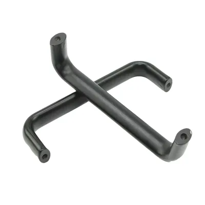 OEM Aluminum U Pull Handle Solid Alloy Black Silver Anodized 64-160mm Center Exposed Screw Leg for Furniture Cabinet Industrial
