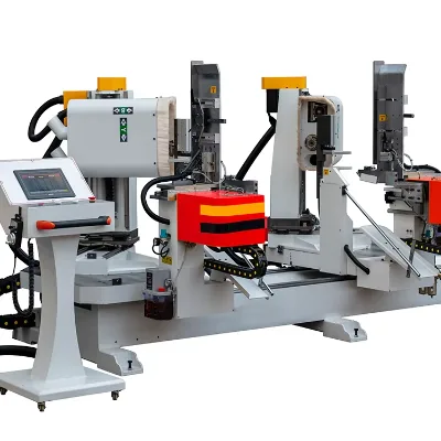 Double Ended Tenoning and Mortising Machine with High Processing Efficiency and Low Cost