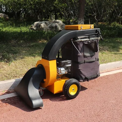 High Working Efficiency Suction Height Can Be Adjusted Hand Pushed Leaf Collector