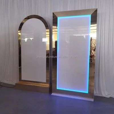 New Design PVC Acrylic Backdrop Stand Arch Backdrop For Wedding Party Decoration