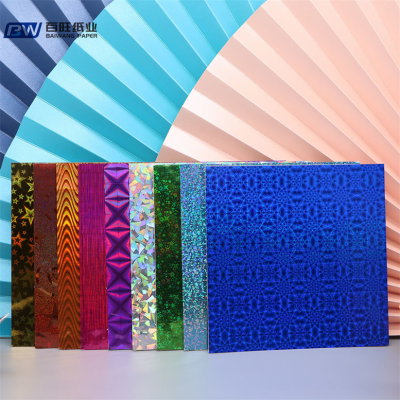 Square Origami Folded Papers Children Handmade Crafts Paper Cut Scrapbooking Decor Wrapping Gift Paper