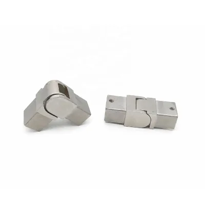 Wholesale 304 Stainless Steel Handrail Connector Joiner for Glass Fence Balcony Stair Railing Hardware