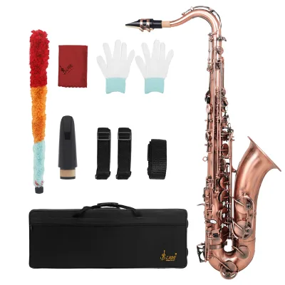 SLADE Tenor Saxophone Professional Lowering B-Tone Brass Tube Carved Accept OEM Retro Saxophone