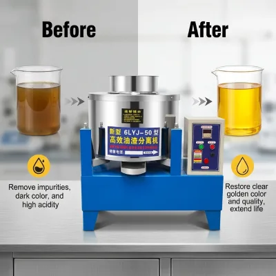 Stable Performance Centrifugal Oil Filter Machine With High Separation Precision for Oil Purifying Work Inside Facilities