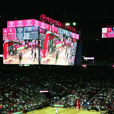 High Refresh 360 Stadium Screen Curved LED Display for Indoor Basketball Arena Game Live Broadcast