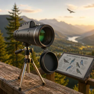 IRONDONKEY 40x60 HD Monocular Telescope High Power Zoom Phone Lens Outdoor Hunting Camping Hiking