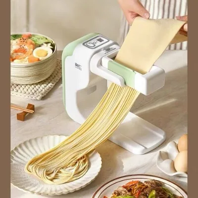 Pasta Roller, Pasta Cutter ,Noodle maker , Pasta machines ,Electric Pasta Maker, 3-In-1, Dough sheet cutter , 4pcs battery