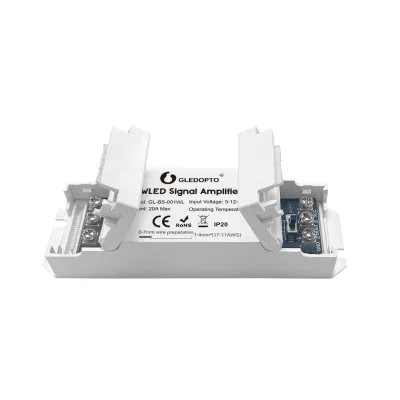 GLEDOPTO WLED RGB Signal Amplifier Booster 10m Extension No Flicker Wire Enhancer WS2811 WS2812 SK6812 Digital Controller