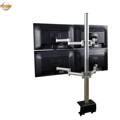 4 Monitor Stand LCD Flexible Monitor Stand / Monitor Arm TKLA-6034 Desk Clamp Mount