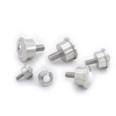 SP-FL Steel Heavy-Duty Swivel Caster Screw-In Stem Featuring Ball-Bearing Steel Ball Bulls-Eye Wheel No Brake