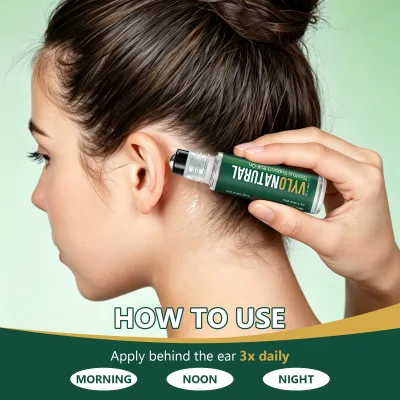 Non-Drowsy Plant Based Ear Relax Roll on Oil Small Travel Size Herbal Extract Ear Skin Care Liquid for Daily Use