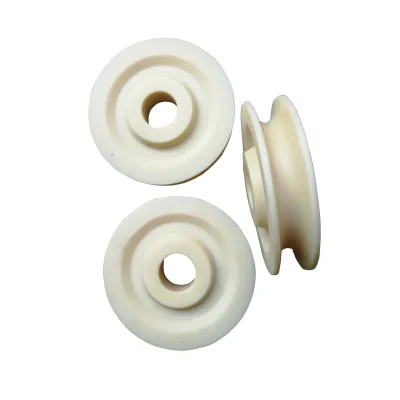Wear-resistant Plastic Nylon Pulley Sheaves Made in China for Conveyor System Plastic Nylon Sheaves