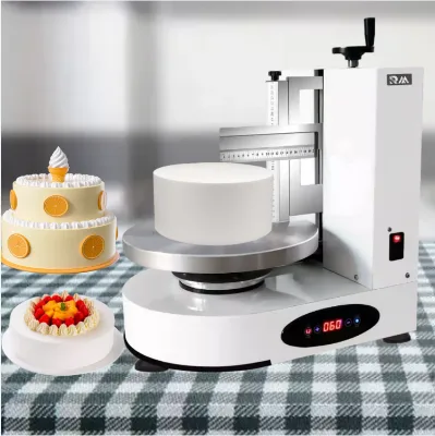 Automatic Rm Round Enrobed Mini Decorate Half-automatic Small Cake Side Icing Machine Pour Icing Depositor Cake Smearing-Maching