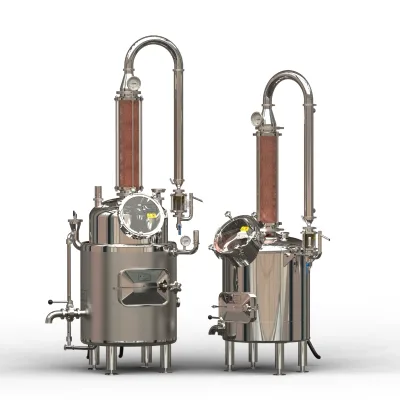 Fully Automatic DeviceCopper Distiller for Extracting Pure Dew Commercial Essential Oil Equipment Distillation Pure Dew Machine