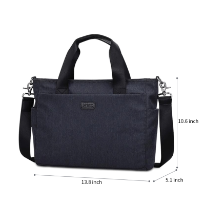 Vintage Custom logo Soft Travel Leather Branded Computer Shoulder Bag Lawyer Laptop Bag Briefcase for Men