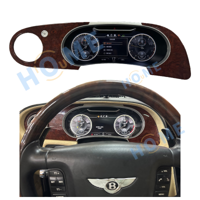 LCD Digital Cluster Instrument Panel Carplay for Bentley Flying Spur 2005-2012 SpeedoMeter LCD Dashboard Modification Smart