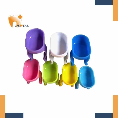 Colorful Disposable Plastic Dental Ring Mixing Bowl Small Dappen Dish-Manual Power Source