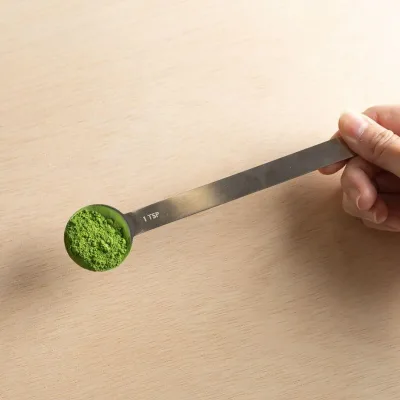 Factory Wholesale Price Custom Logo Metal Measuring Scoop 5m 15ml Matcha Stainless Steel Measuring Spoon