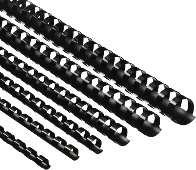 Wholesale Binding Comb Durable 21 Rings Plastic Round 12 mm Comb Ring PVC Binding Comb Plastic Spiral Binding Ring for Notebook