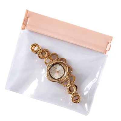 Zipper Bag EVA Jewelry Bag Plastic PVC Transparent Zipper Bag Jewelry Packaging Zipper Bag with Jewelry logo