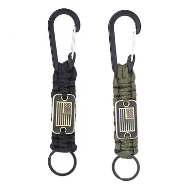 Product Paracord Keychain Custom Braided Paracord Lanyard for Outdoor Activities