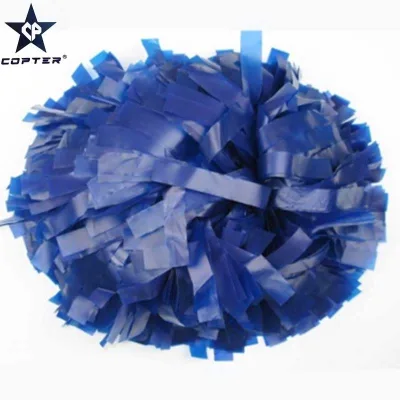 4" 6" 8 Inch Baton Handle Plastic Cheerleader Pom Poms for Cheerleading