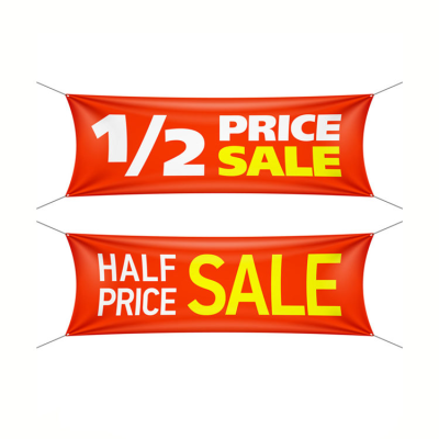 Cheap customized design flags banners advertising street pole polyester banner flag
