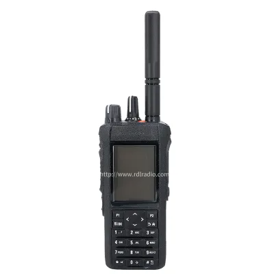 R7 FKP Two Way Radio DMR Handheld Walkie Talkie 1000 Channels Color Screen IP68 Industrial Use Plastic WiFi 5 & for 5.2