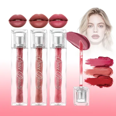 Wholesale Custom Logo 24 Colors Waterproof Non Sticky Long Wear Makeup Matte Liquid Lipstick Velvet Matte Lip Gloss
