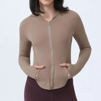 OEM Wholesale High Quality Custom Label Zipper Logo Women Hoodies Fleece Jacket Long Sleeve Tops for Rider