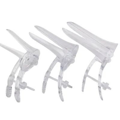 Gynecologists Use Medical Instrument Disposable Vaginal With Middle Screw