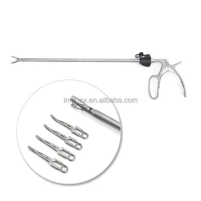 Laparoscopic Bulldog Clip Applier Veterinary Laparoscopy Instrument for Artery and Vein Surgery