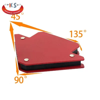Wholesale Double Galvanized Sheet Arrow Welding Magnet 25LB/50LB/75LB Magnetic Welding Holder for Fabrication Positioner & Fixer